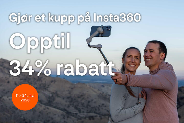 Gode priser på Insta360